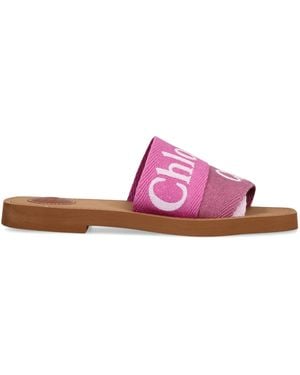 Chloé Woody Mules - Pink