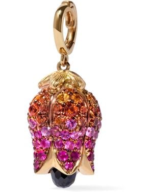 Annoushka Sapphire And Spinel Tulips Pendant Charm - Pink