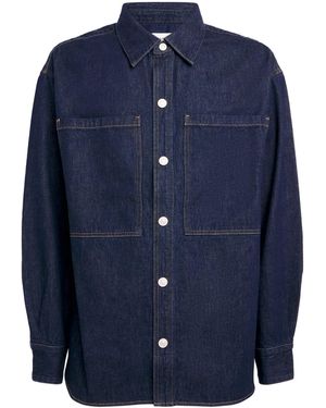 Agolde Regenerative Denim Overshirt - Blue