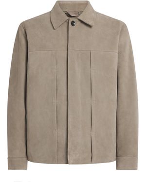 Rag & Bone Suede Paneled Jacket - Brown