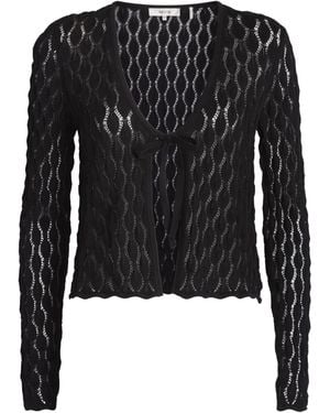 FRAME Cotton The Getaway Cardigan - Black
