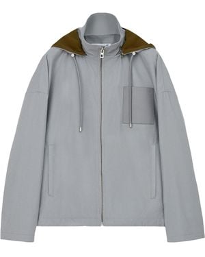 Loewe Cotton Hooded Jacket - Grey