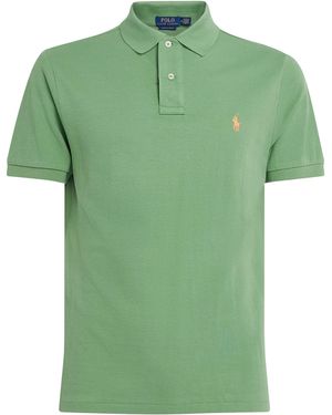 Polo Ralph Lauren Cotton Mesh Custom-Fit Polo Shirt - Green