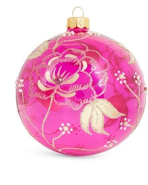 Harrods Floral Bauble - Pink