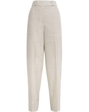 JOSEPH Wool Zen Trousers - White