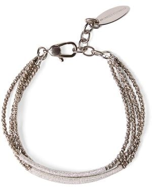 Brunello Cucinelli Sterling Beaded Bracelet - Metallic