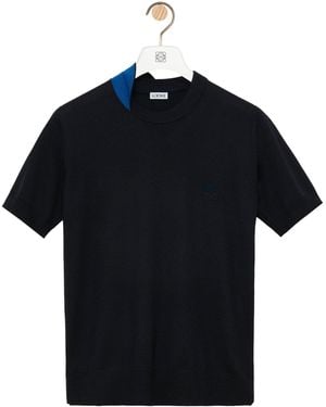 Loewe Wool-Blend Anagram Top - Black