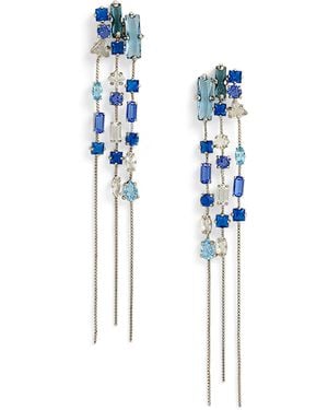 Ralph Lauren Cluster Dangle Earrings - Blue