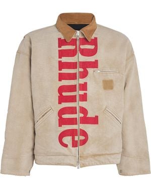 Rhude Cotton Padded Field Jacket - Pink