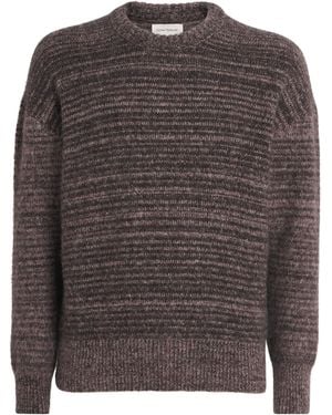 Oliver Spencer Wool-Blend Stripe Burley Jumper - Grey