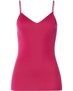 Hanro Cotton Seamless Tank Top - Pink