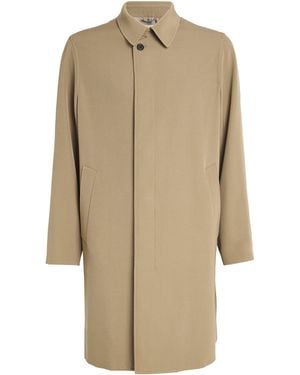 The Row Wallace Wool Gabardine Car Coat - Natural