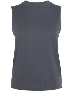 Extreme Cashmere Cotton-Cashmere No.421 Player Sweater Vest - Gray