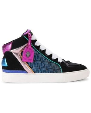 Kurt Geiger Southbank Tag High-Top Trainers - Blue