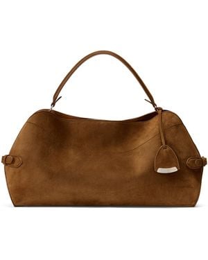 Ralph Lauren Suede The Ralph Shoulder Bag - Brown