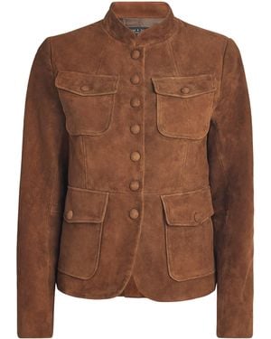 Rag & Bone Suede Mercer Blazer - Brown