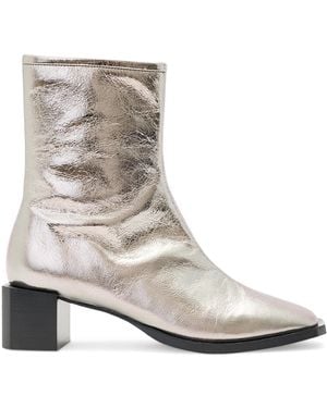 AllSaints Leather Avril Boots - White