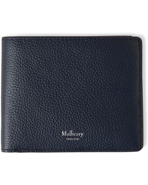 Mulberry Leather Heritage Bifold Wallet - Blue