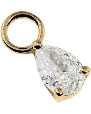 Astrid & Miyu And Diamond April Birthstone Charm - Metallic
