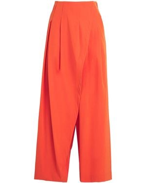Issey Miyake Looped Wrap Pants - Red