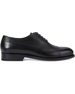 Kurt Geiger Grained Leather Sloane Oxford Shoes - Black