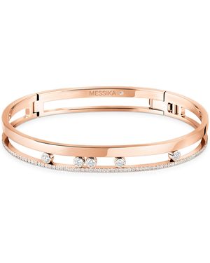 Messika Move Romane And Diamond Bangle - White