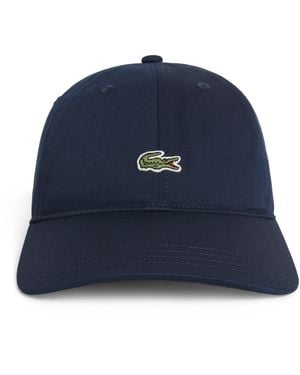 Lacoste Cotton Logo Baseball Cap - Blue
