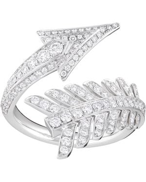 Boucheron And Diamond Nature Triomphante Flèche Ring - White