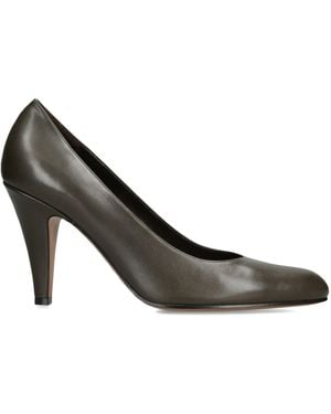 The Row Ornella Leather Court Shoes 90 - Brown