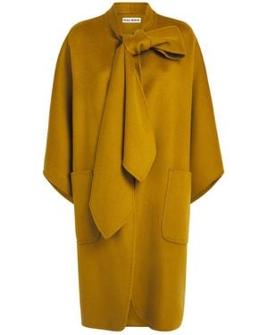 Wolk Morais Cashmere Belleville Trench Coat - Yellow