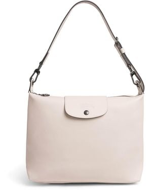 Longchamp Large Leather Le Pliage Xtra Tote Bag - White