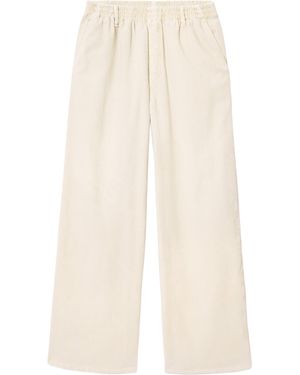 AllSaints Corduroy Sabbath Wide-Leg Trousers - White