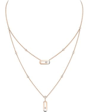 Messika Move Uno And Diamond Necklace - Metallic