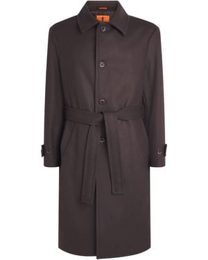 Barena Wool-Blend Longline Overcoat - Brown