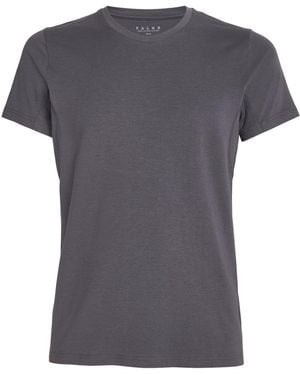 FALKE Cotton-Blend Daily Climate Control T-Shirt - Grey