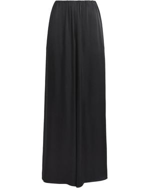 Camilla & Marc Satin Wide-Leg Mirage Trousers - Black