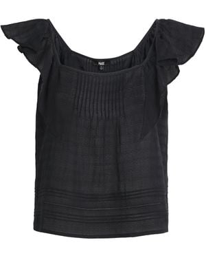 PAIGE Frilled Oaks Blouse - Black