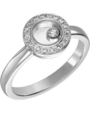 Chopard And Diamond Happy Diamonds Icons Ring - Metallic