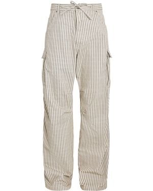 424 Cotton Cargo Pants - Gray