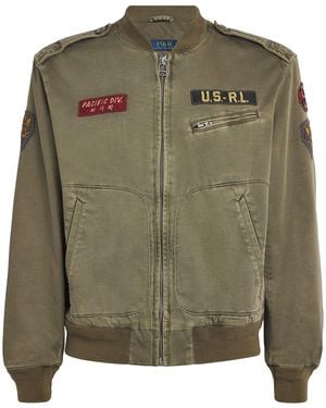 Polo Ralph Lauren Cotton Bomber Jacket - Green