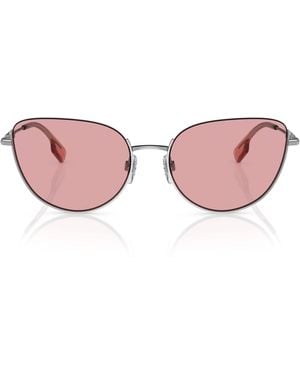 Burberry Steel 0Be3144 Sunglasses - Pink