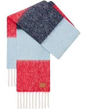 Loewe Alpaca-Wool-Blend Scarf - Red