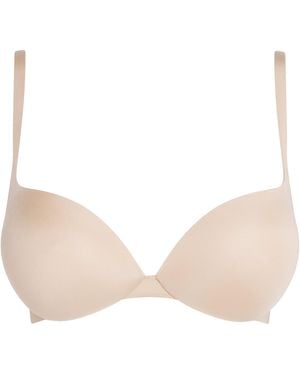 Skims Ultimate Nipple Wireless Push-Up Bra - Natural