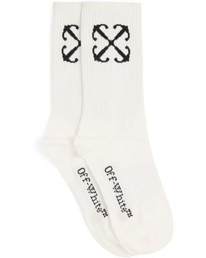 Off-White c/o Virgil Abloh Off- Arrows Mid-Calf Socks - White