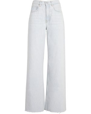 Anine Bing Lewis Wide-Leg Jeans - White