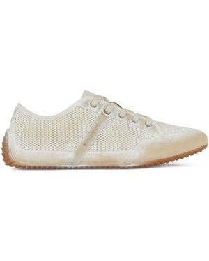 Givenchy Distressed Slim Trainers - White
