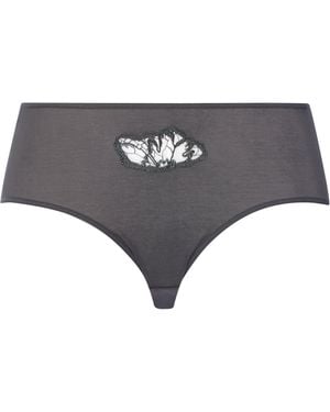 Hanro Cotton Belen Midi Briefs - Grey