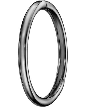 Maria Tash Plain Single Hoop Earring - Black