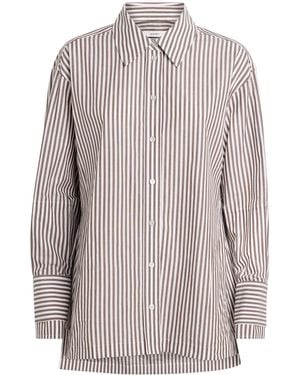 JOSEPH Cotton Stripe Theia Shirt - Multicolour