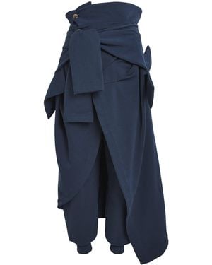 A.W.A.K.E. MODE Cotton Wrap Joggers - Blue